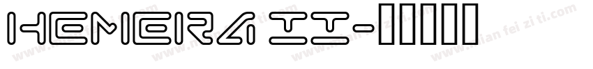 Hemera II字体转换